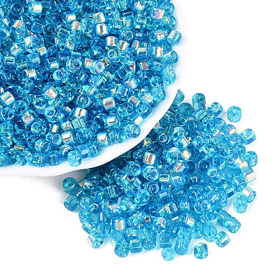 FGB Transparent Colours Glass Seed Beads SEED-Q040-07A-B05-1