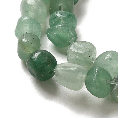 Natural Green Aventurine Beads Strands G-D081-A09-1