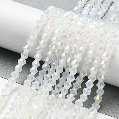 Imitation Jade Electroplate Glass Beads Strands LS-EGLA-A039-J2mm-B05-1