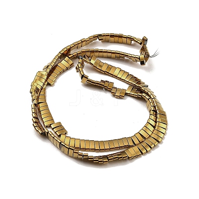 Electroplated Non-magnetic Synthetic Hematite Beads Strands G-G089-A02-04-1