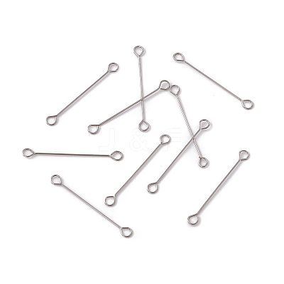 Non-Tarnish 304 Stainless Steel Connector Charms STAS-G291-03C-P-1