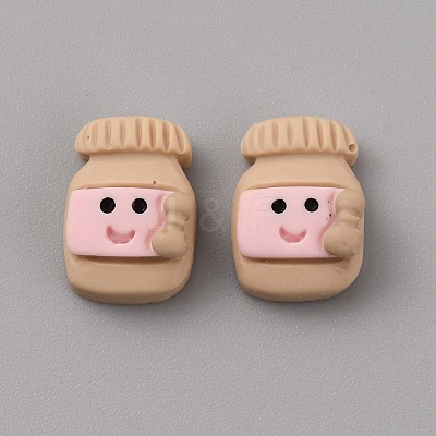 Opaque Resin Cabochons RESI-CJC0004-02-1