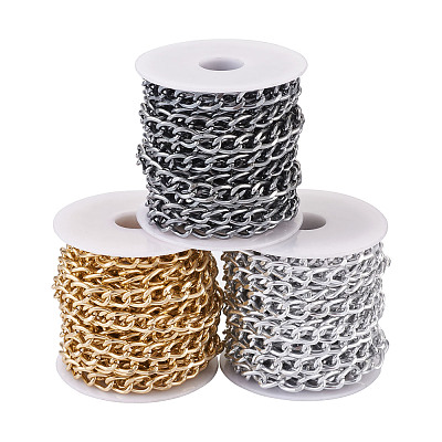 Aluminium Twisted Curb Chains CHA-CW0001-001-1