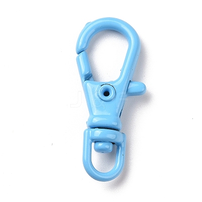 Spray Painted Alloy Swivel Clasps PALLOY-K257-16-1