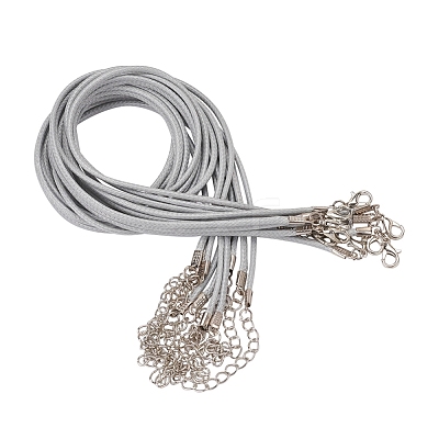 Waxed Cord Necklace Making X-NCOR-T001-81-1