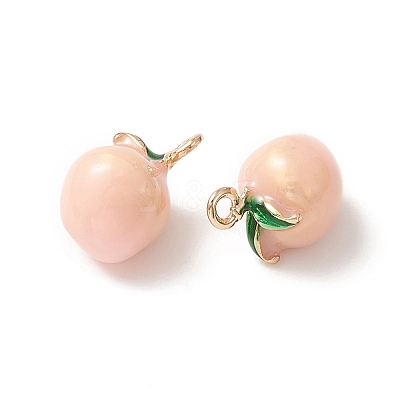 2Pcs Brass Enamel Charms KK-YW0001-92-1