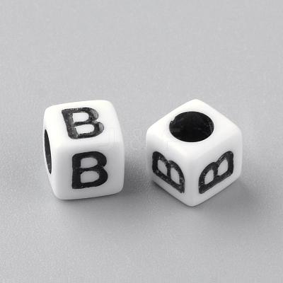 Opaque Acrylic Beads SACR-Q188-02B-1