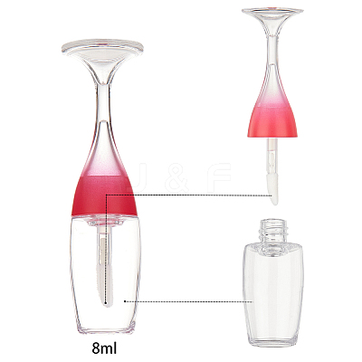 Plastic Empty Lip Glaze Containers Sets MRMJ-GF0001-13-1