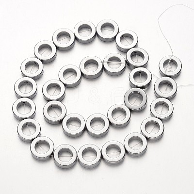 Electroplate Non-magnetic Synthetic Hematite Beads Strands G-F300-04-01-1