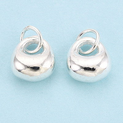 925 Sterling Silver Longevity Lock Charms STER-T008-30S-02-1