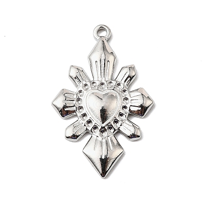 304 Stainless Steel Pendants STAS-H482-02P-1