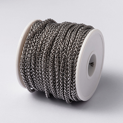 Tarnish Resistant 304 Stainless Steel Wheat Chains CHS-L014-22P-1