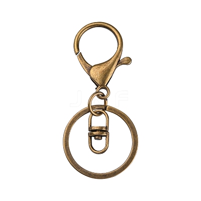 Iron Lobster Clasp Keychain X-KEYC-E016-01AB-1