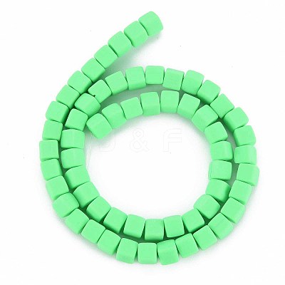 Handmade Polymer Clay Beads Strands X-CLAY-T020-09D-1