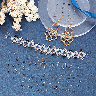 360Pcs 6 Style 2 Sizes Brass Beads KK-PH0001-71-1