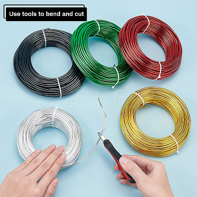 Round Anodized Aluminum Wire AW-BC0007-3.0mm-10-1