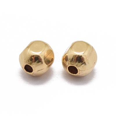 Yellow Gold Filled Beads KK-L183-035B-1
