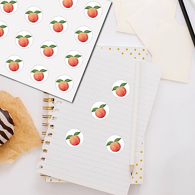 8Pcs Plastic Waterproof Self-Adhesive Picture Stickers DIY-WH0428-122-1
