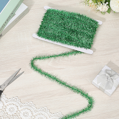 25 Yards Polyester Filigree Sparkle Tinsel Hanging Garland DIY-CY0001-97B-1