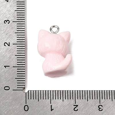 Opaque Resin Pendants RESI-F065-02-1
