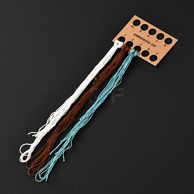 DIY Transparent Fabric Embroidery Kits DIY-K032-78C-1