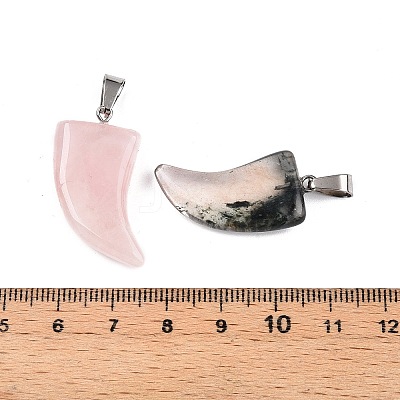 Natural & Synthetic Mixed Stone Pendants G-N344-14P-1