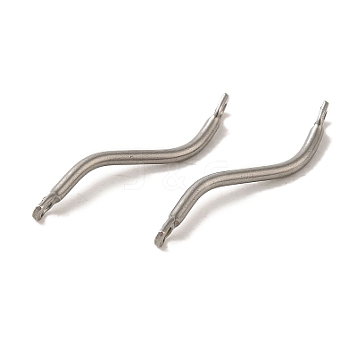 Non-Tarnish 304 Stainless Steel Links Connector Charms X-STAS-Q323-13P-1