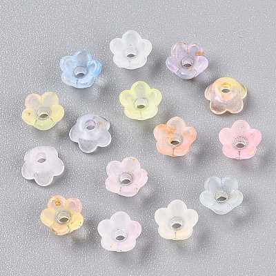 Frosted Transparent Acrylic Beads LS-X-OACR-N137-72F-1