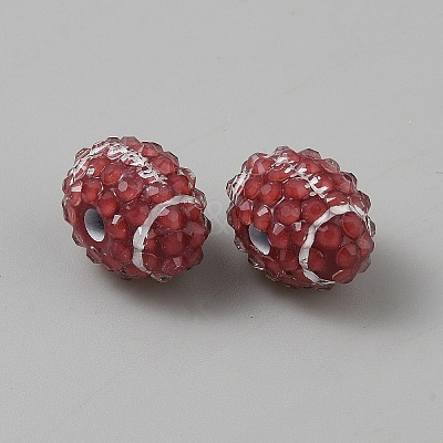 Sport Opaque Acrylic Beads LS-MACR-CJC0004-31A-1