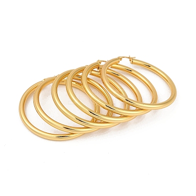 304 Stainless Steel Hoop Earrings EJEW-H358-08G-A-1
