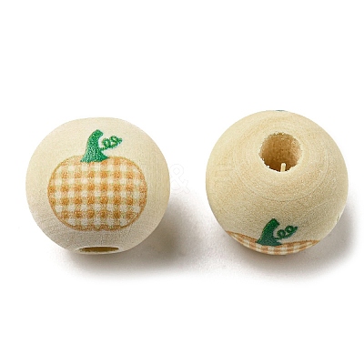 Autumn Wood European Beads WOOD-H105-04C-01-1