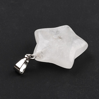 Natural Quartz Crystal Pendants X-G-I319-01P-04-1