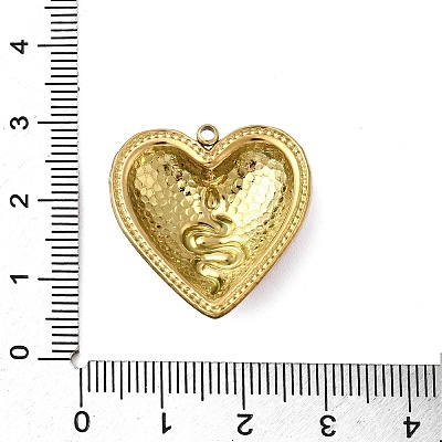304 Stainless Steel Charms STAS-A128-02A-G-1