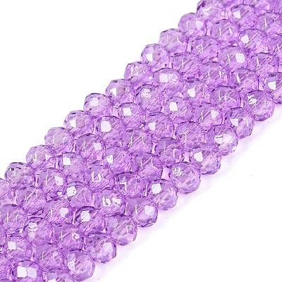 Baking Paint Glass Beads Strands EGLA-Q120-D-A03-1