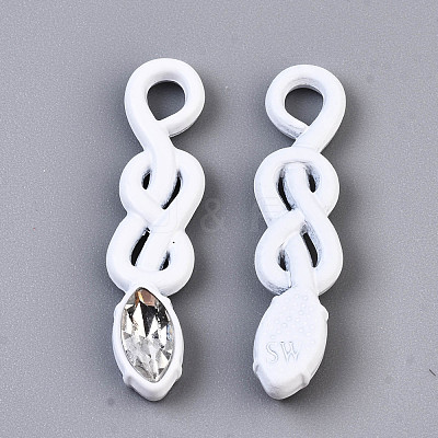 Spray Painted Alloy Pendants PALLOY-S132-229-RS-1