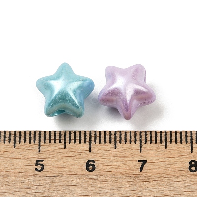 Opaque Acrylic Imitation Pearl Beads OACR-B031-52-1