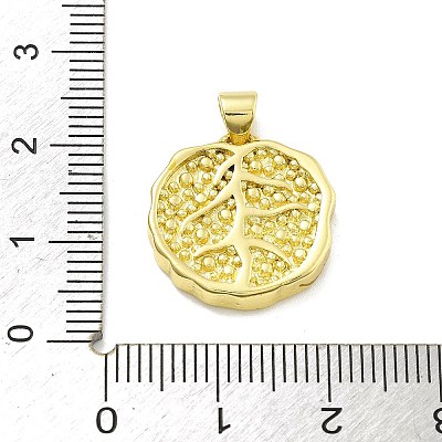 Rack Plating Brass Pendants KK-D359-37G-1