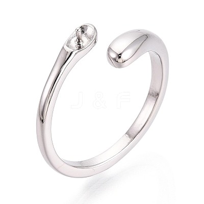 Brass Cup Peg Ring Settings KK-N274-29P-1