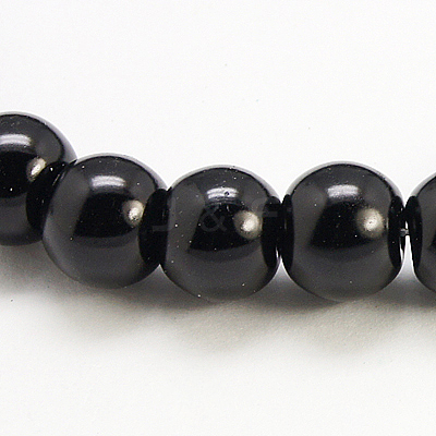Glass Pearl Beads Strands X-HY-3D-B20-1