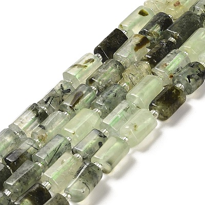 Natural Prehnite Beads Strands G-N327-06-25-1