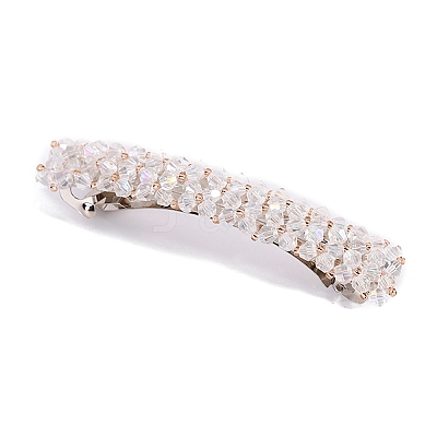 Glass Beaded Hair Barrettes LS-PW-WG60883-03-1