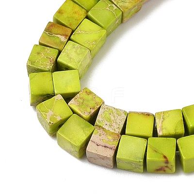 Dyed Synthetic Imperial Jasper Beads Strands G-H087-F02-01C-1-1