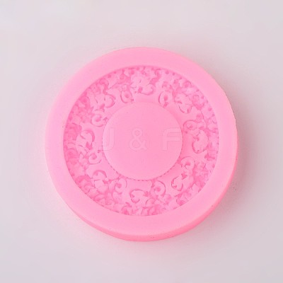 Wreath Design DIY Food Grade Silicone Molds AJEW-L054-21-1
