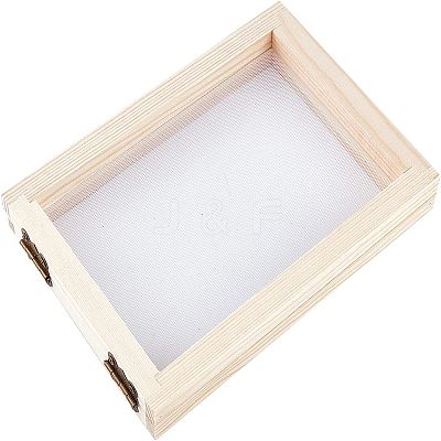 Wooden Paper Making DIY-WH0171-46A-1