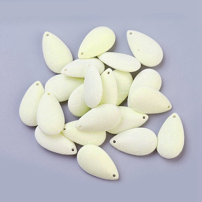 Flocky Acrylic Pendants X-OACR-I001-I14-1