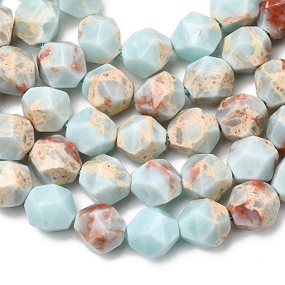 Synthetic Shoushan Stone Beads Strands G-Z119-A01-02B-1