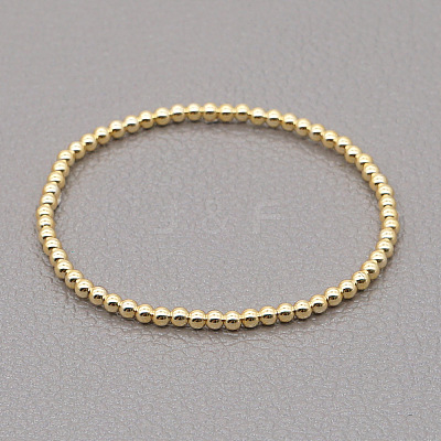 Brass Round Beadas Bracelets UF8156-5-1