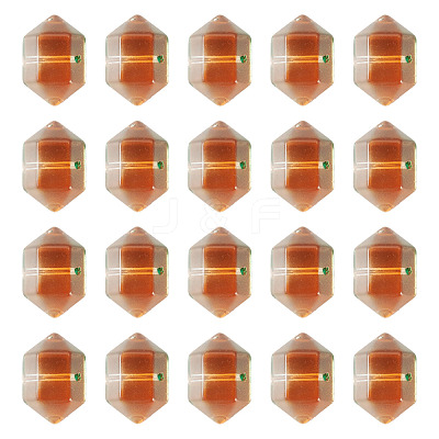 30Pcs Transparent Handmade Lampwork Beads LAMP-TADJ0001-12A-1