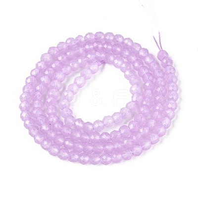 Imitation Jade Glass Beads Strands GLAA-T028-3mm-11D-1