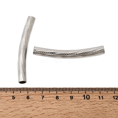 304 Stainless Steel Tube Beads STAS-B128-13F-P-1